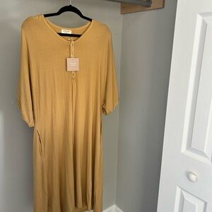 NWT dwell + slumber caftan dress